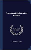 Brockhaus Handbuch Des Wissens