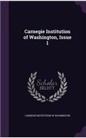 Carnegie Institution of Washington, Issue 1