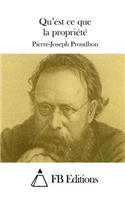 Qu'est ce que la propriété: (French)
