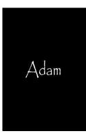 Adam - Personalized Notebook