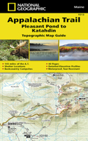 Appalachian Trail: Pleasant Pond to Katahdin Map [Maine]