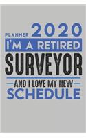 Weekly Planner 2020 - 2021 for retired SURVEYOR