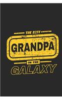 The Best Grandpa In The Galaxy Lined Journal For Grandpas, Lined Journal Gift For Grandpas