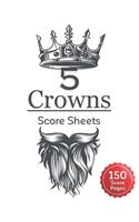 5 Crowns Score Sheets