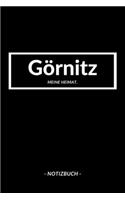 Görnitz: Notizbuch / Notizblock A5 Punktraster - 120 Seiten Notizblock / Journal / Notebook für deine Stadt