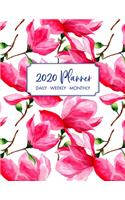 2020 Weekly Planner: 2020 Monthly Planner for January 2020 - December 2020 + Monthly Calendar w/ Notes, To Do List Section, Includes Important Dates, Birthday, Goals + N