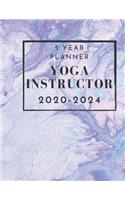 5 Year Planner Yoga Instructor 2020-2024