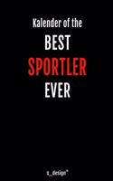 Kalender für Sportler: Immerwährender Kalender / 365 Tage Tagebuch / Journal [3 Tage pro Seite] für Notizen, Planung / Planungen / Planer, Erinnerungen, Sprüche