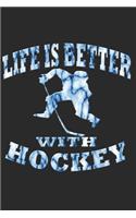 Eishockey Notizbuch