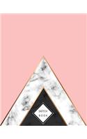 sketchbook: Marble on pink cover (8.5 x 11) inches 110 pages, Blank Unlined Paper for Sketching, Drawing, Whiting, Journaling & Doodling(1 Marble on Pink Sketchbook)