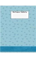 Blood Pressure / Diabetes Log: Daily Logbook for Recording Blood Glucose Levels, Tracking Bp, Water Intake and Weight Journal for Heart Patients with Congestive Heart Failure And/