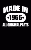 Made in 1966 All Original Parts: Lined Journal