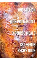 One Million High Protein Diet 3 Course Meals