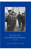 Queenos Own Royal West Kent Regiment 1920-1950