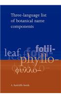 Three Language List of Botanical Name Components