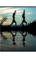 Action Has the Magical Power of Turning Dreams Into Reality - 8x10 Lined Journal