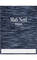 Math Nerd Notebook: 1/5" Hexagonal Graph Paper Ruled