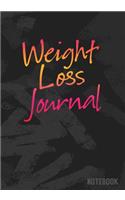Weight Loss Journal Notebook: Food & Exercise Journal