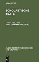 Thomas von Aquin: Texte zum Gottesbeweis(91 Kleine Texte fur Vorlesungen und Ubungen)