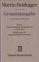 Martin Heidegger, Gesamtausgabe II. Abteilung: Vorlesungen