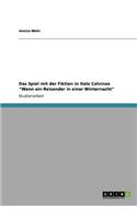 Das Spiel mit der Fiktion in Italo Calvinos 