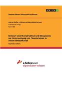 Entwurf einer Konstruktion und Messplanes zur Untersuchung von Flussturbinen in einem Umlaufkanal