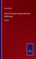 View of The State of Europe during the Middle Ages