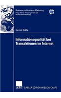 Informationsqualität Bei Transaktionen Im Internet