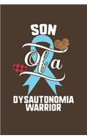Son Of A Dysautonomia Warrior: Dysautonomia Awareness Leopard Buffalo Plaid Family Gift