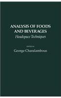 Analysis of Foods and Beverages