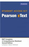 EMT Complete, Pearson eText -- Access Card