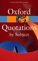Oxford Dictionary of Quotations by Subject