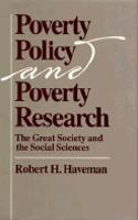 Poverty Policy and Poverty Research