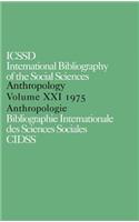 Ibss: Anthropology: 1975 Vol 21