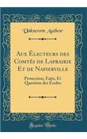 Aux Électeurs des Comtés de Laprairie Et de Napierville: Protection, Faits, Et Question des Écoles (Classic Reprint)