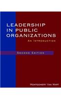 Leadership in Public Organizations