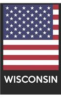 Wisconsin: - Blank Page Journal - With No Lines - (Diary, Notebook)