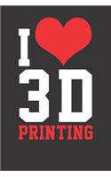 3D Printing Notebook: 3D Printing 6x9 College Ruled 120 Pages Student Teacher School