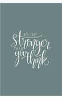 You are Stronger Than You Think