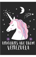 Unicorns Are From Venezuela: A Blank Lined Journal for Sightseers Or Travelers Who Love This Country. Makes a Great Travel Souvenir.