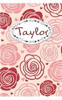 Taylor: Personalised Notebook / 120 Pages / Dot Grid / Perfect for journaling and writing notes.