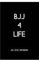 BJJ 4 Life Jiu-jitsu Notebook