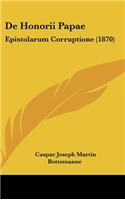 De Honorii Papae