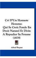 Cri d'Un Honnete Homme