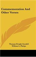 Commemoration and Other Verses
