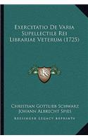 Exercitatio De Varia Supellectile Rei Librariae Veterum (1725)