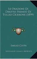 Orazioni Di Diritto Privato Di Tullio Cicerone (1899)