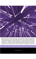 Articles on Australian Stage Actors, Including