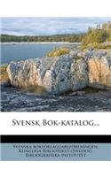 Svensk Bok-Katalog...