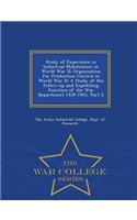 Study of Experience in Industrial Mobilization in World War II